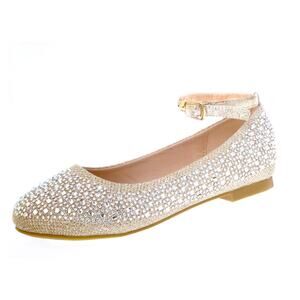 Parrosoo Lanie-817 Girls' Party Shoes: Perfect for Events & Flower Girls, SZ 1